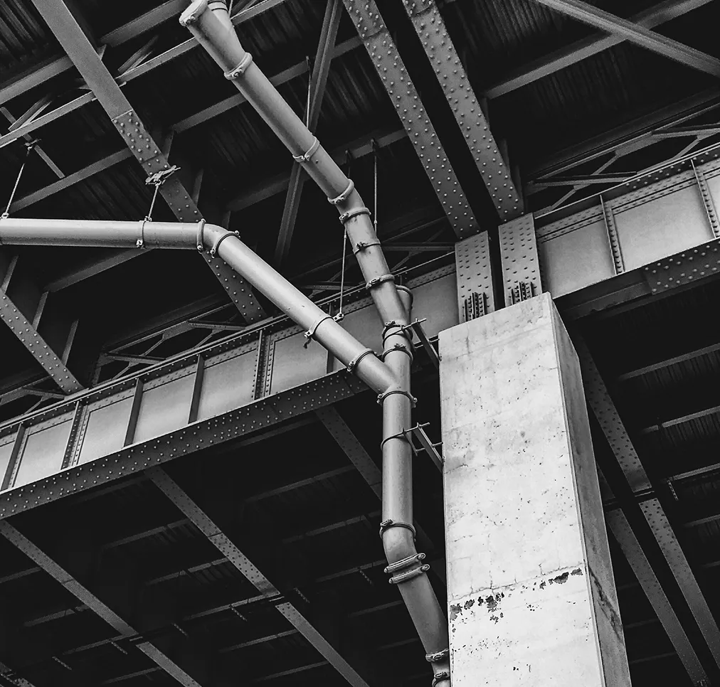 Pressure monitoring system in MEP setup ensures precise control for industrial operations and safety protocols.