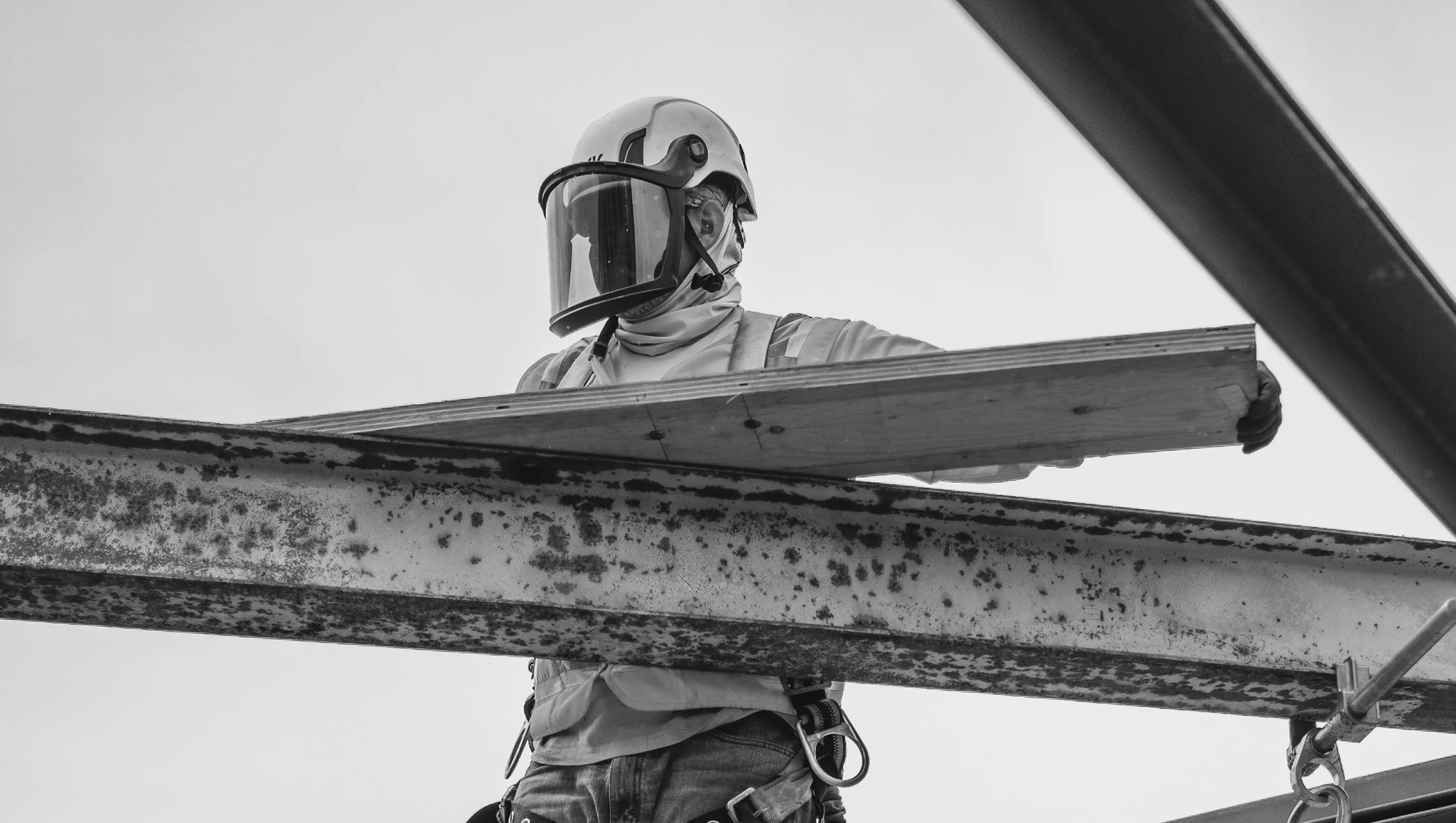 Steel beam erection, a vital phase in civil construction projects, ensuring structural integrity and safety throughout.