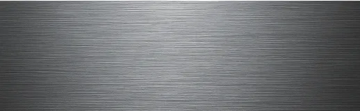 brushed aluminum effect finish