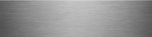 brushed stainless steel finish
