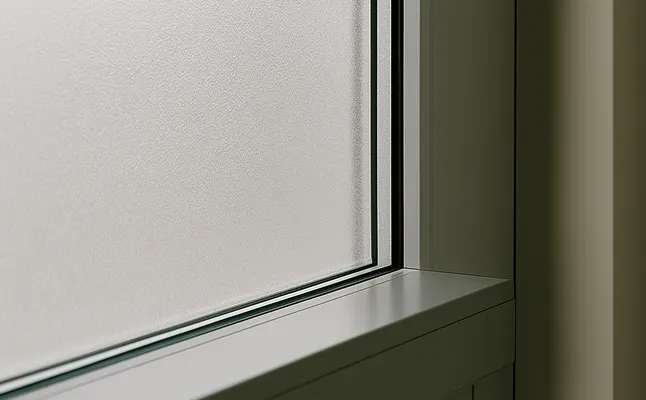 frosted glass