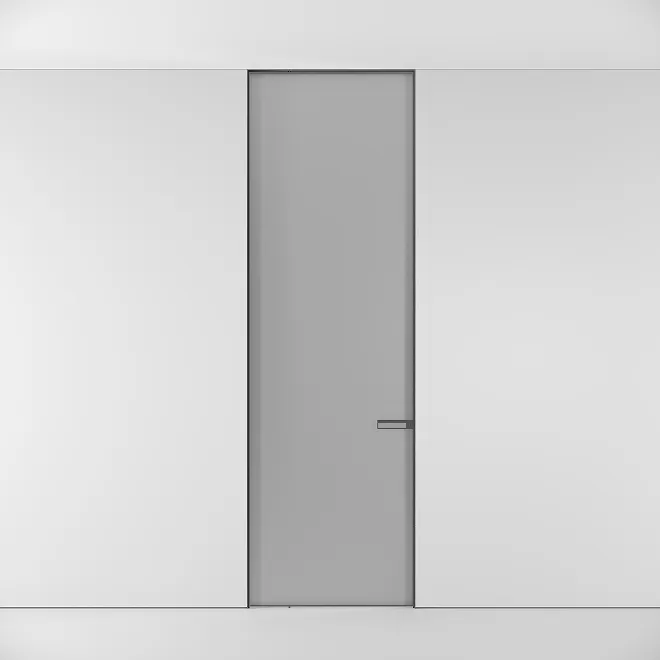HIDDEN DOOR IN FROST GREY