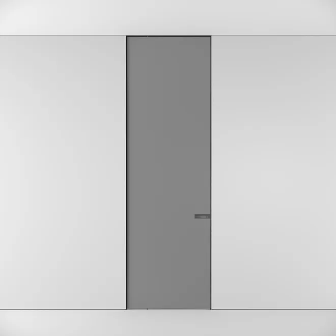 HIDDEN DOOR IN FROST GREY