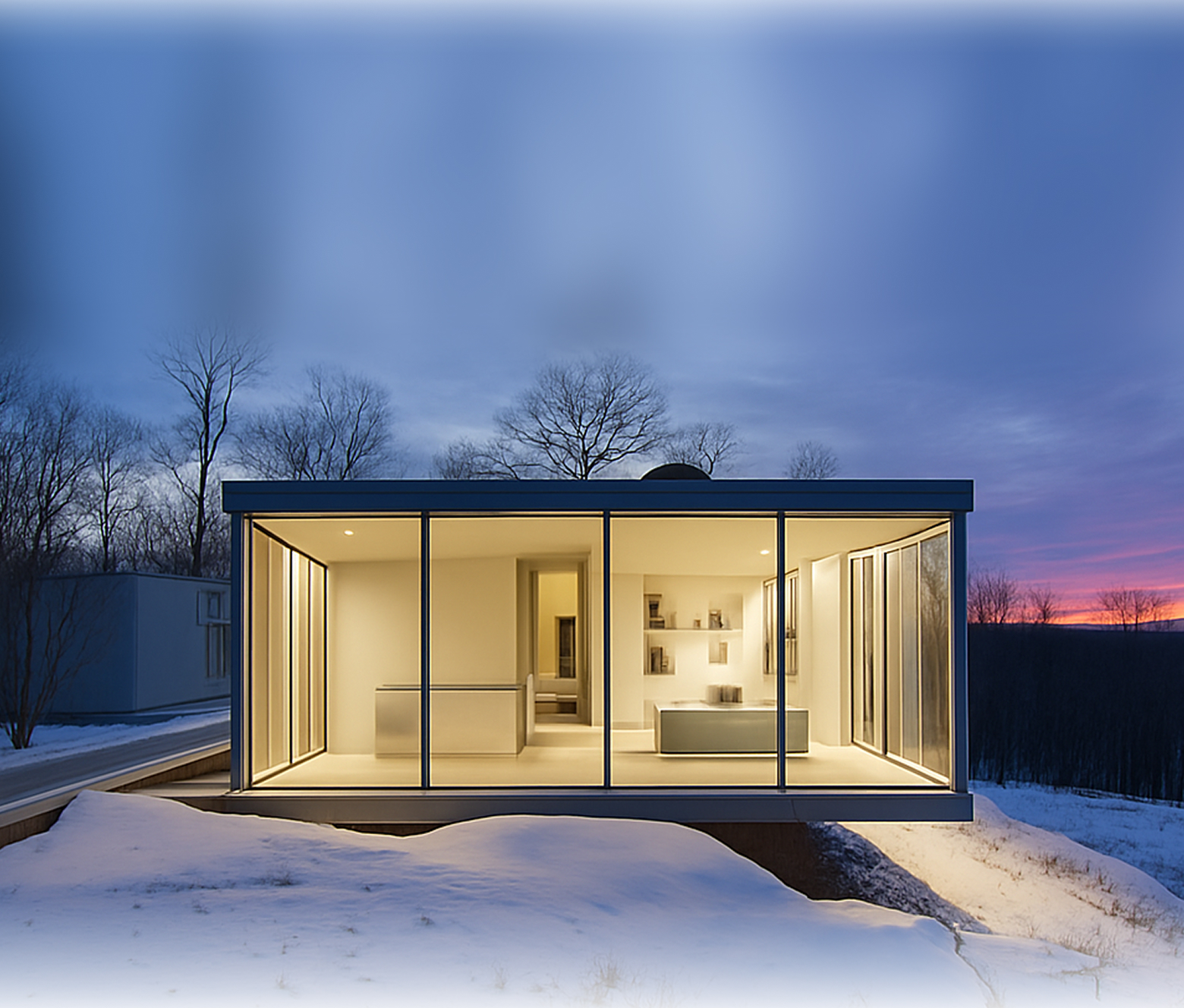 FLOOR TO CEILING HIDDEN DOOR IN ENGINEERED VINEER