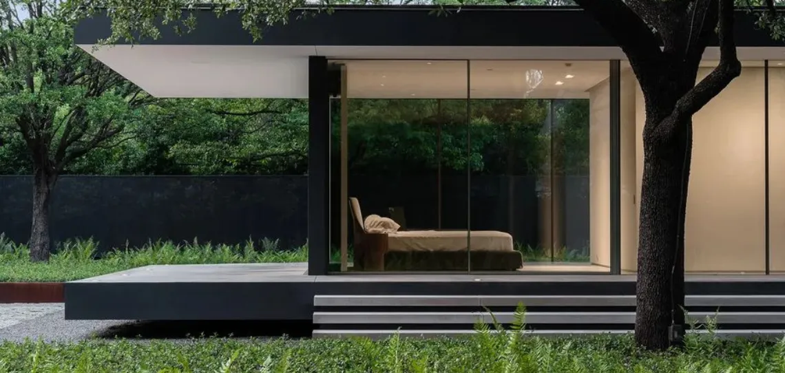 FLOOR TO CEILING HIDDEN DOOR IN ENGINEERED VINEER