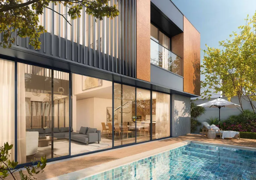 Interior renovation in a luxury villa featuring custom joinery and furniture in Dubai