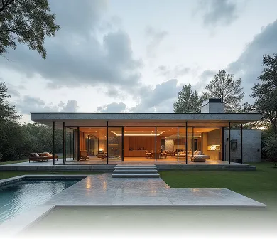 FLOOR TO CEILING HIDDEN DOOR IN ENGINEERED VINEER