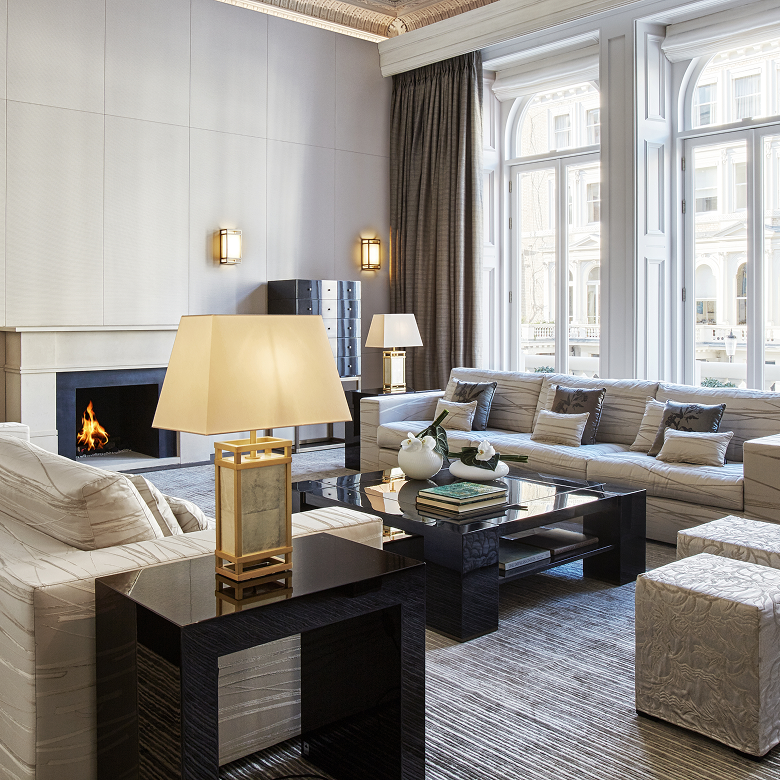 Luxury villa interior design with modular B&B Italia Tufty-Time sofa