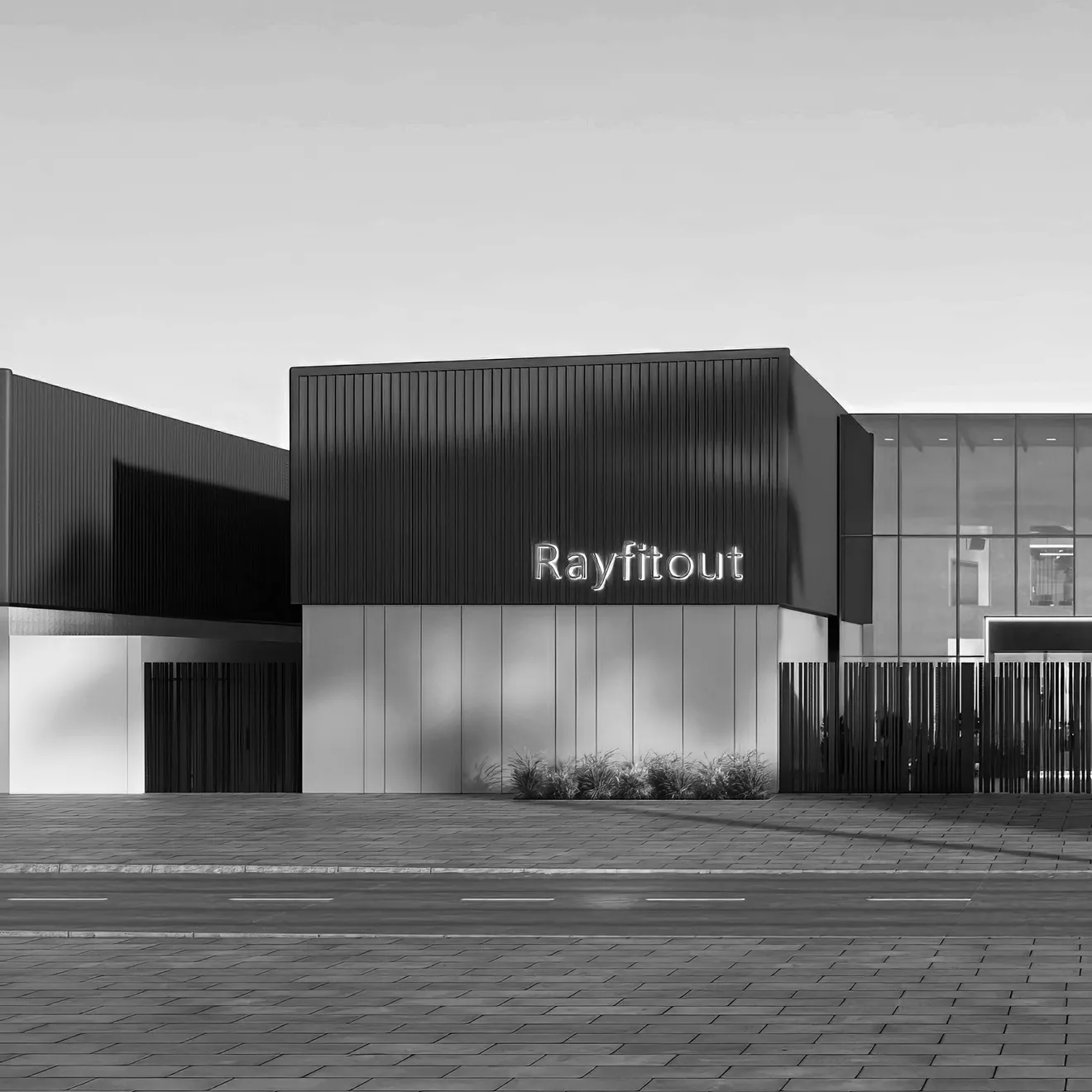 Spacious living area in a luxury villa featuring indoor trees