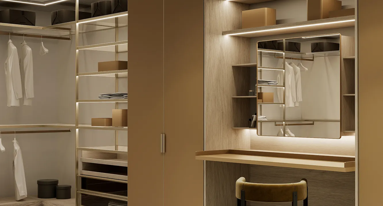 Modern villa entrance with minimalist architecture large glass panels, natural stone cladding, and a narrow water feature flanking a concrete pathway and a bonsai tree