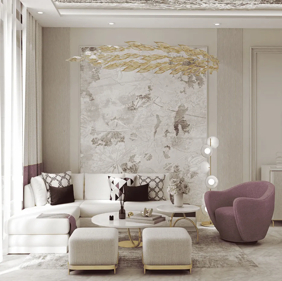 Modern studio interior by Rayfitout, one of the top interior design companies in Dubai.