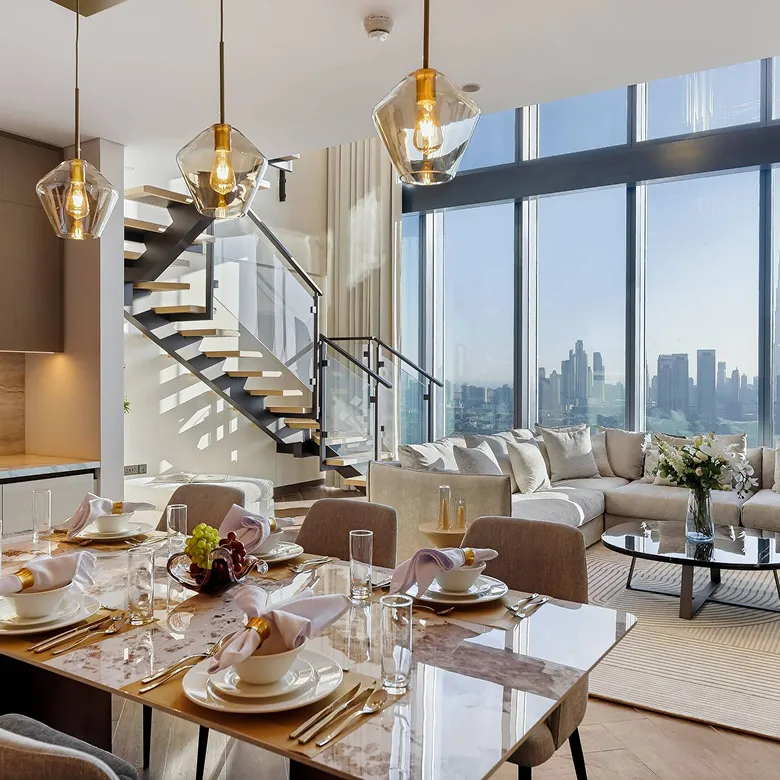 Dubai luxury dining interior design by one of the top interior design firms in Dubai.