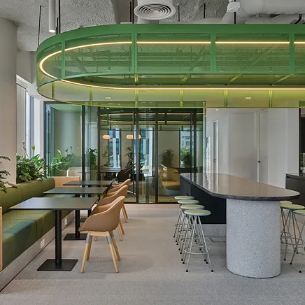 Schneider interior fit out featuring bespoke design elements by Summertown Interiors in Dubai.