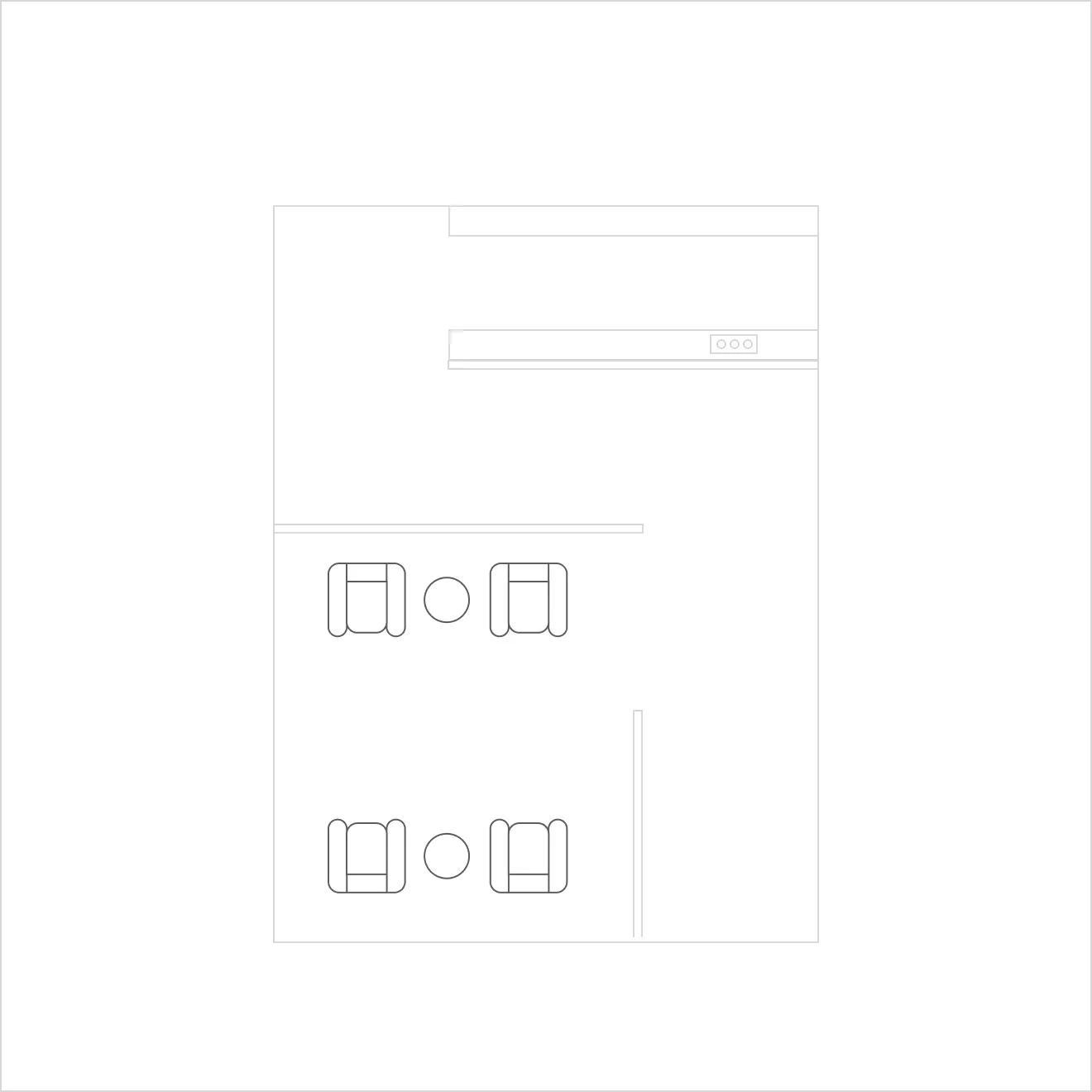 Custom-designed layouts for apartment interior design in Dubai by Rayfitout.