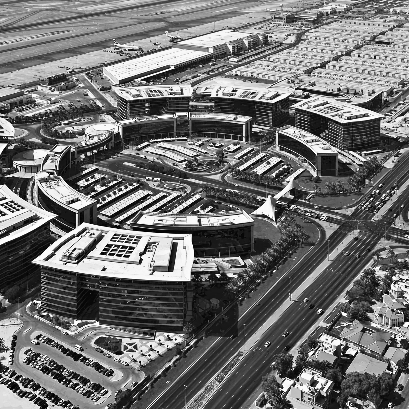 Contemporary bathroom featuring marble floors, accent lighting, and quality hardware.
