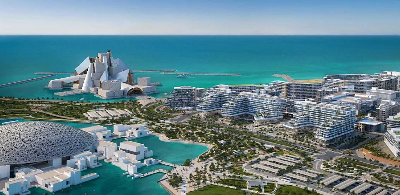 Minimalist living room interior design with floor-to-ceiling windows.