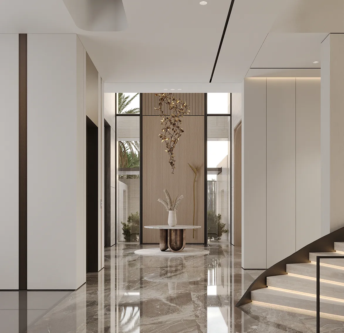 Turnkey majlis interior design services by Rayfitout in Dubai.