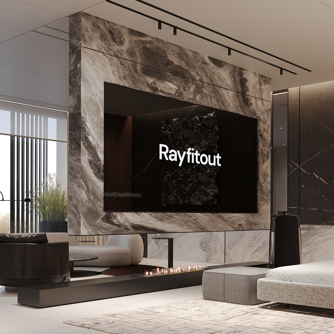Custom-designed interior in a fully renovated villa in Dubai