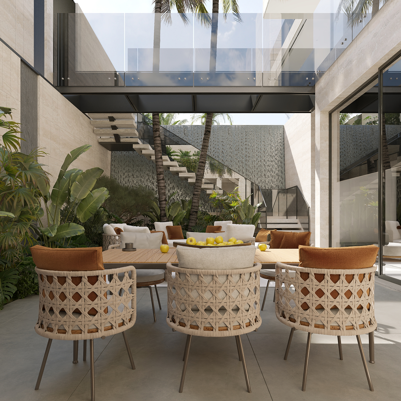 Custom-designed interior in a fully renovated villa in Dubai