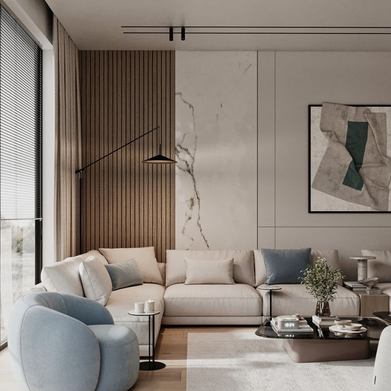 Custom-designed interior in a fully renovated villa in Dubai