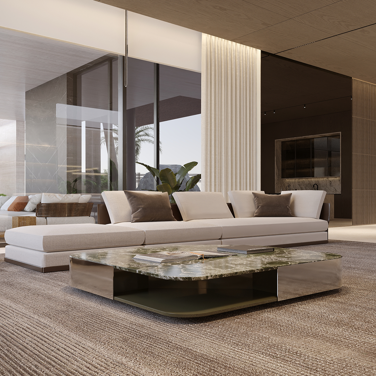 Custom-designed interior in a fully renovated villa in Dubai