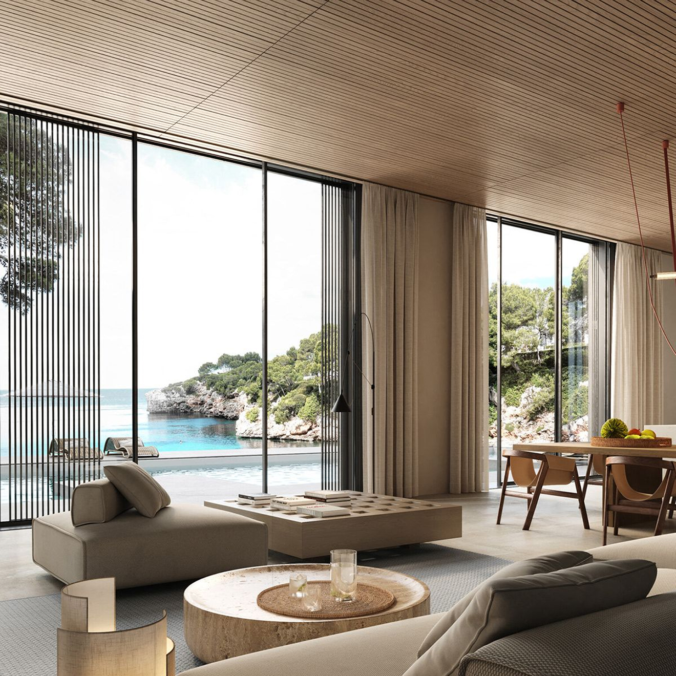 Custom-designed interior in a fully renovated villa in Dubai