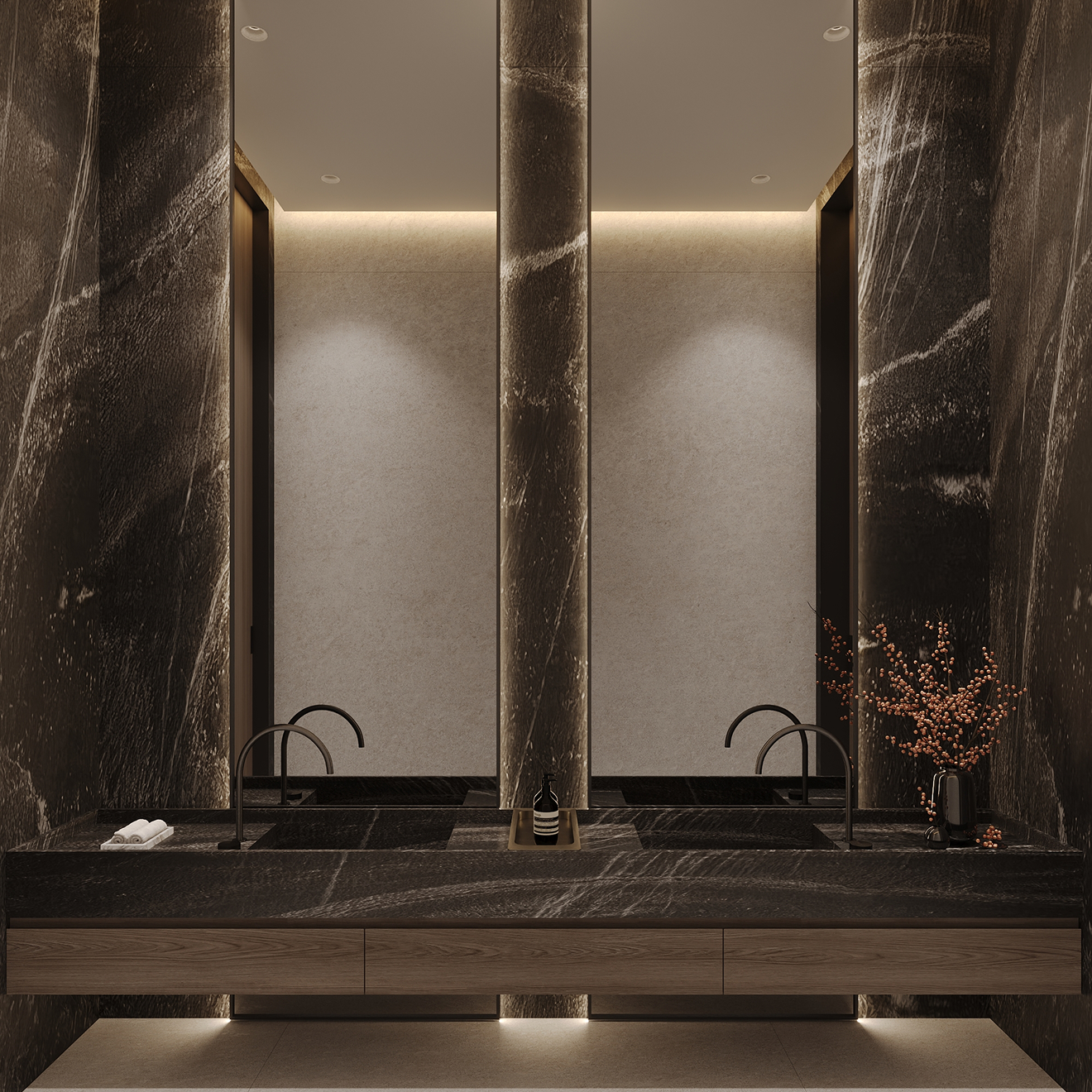 Custom-designed interior in a fully renovated villa in Dubai