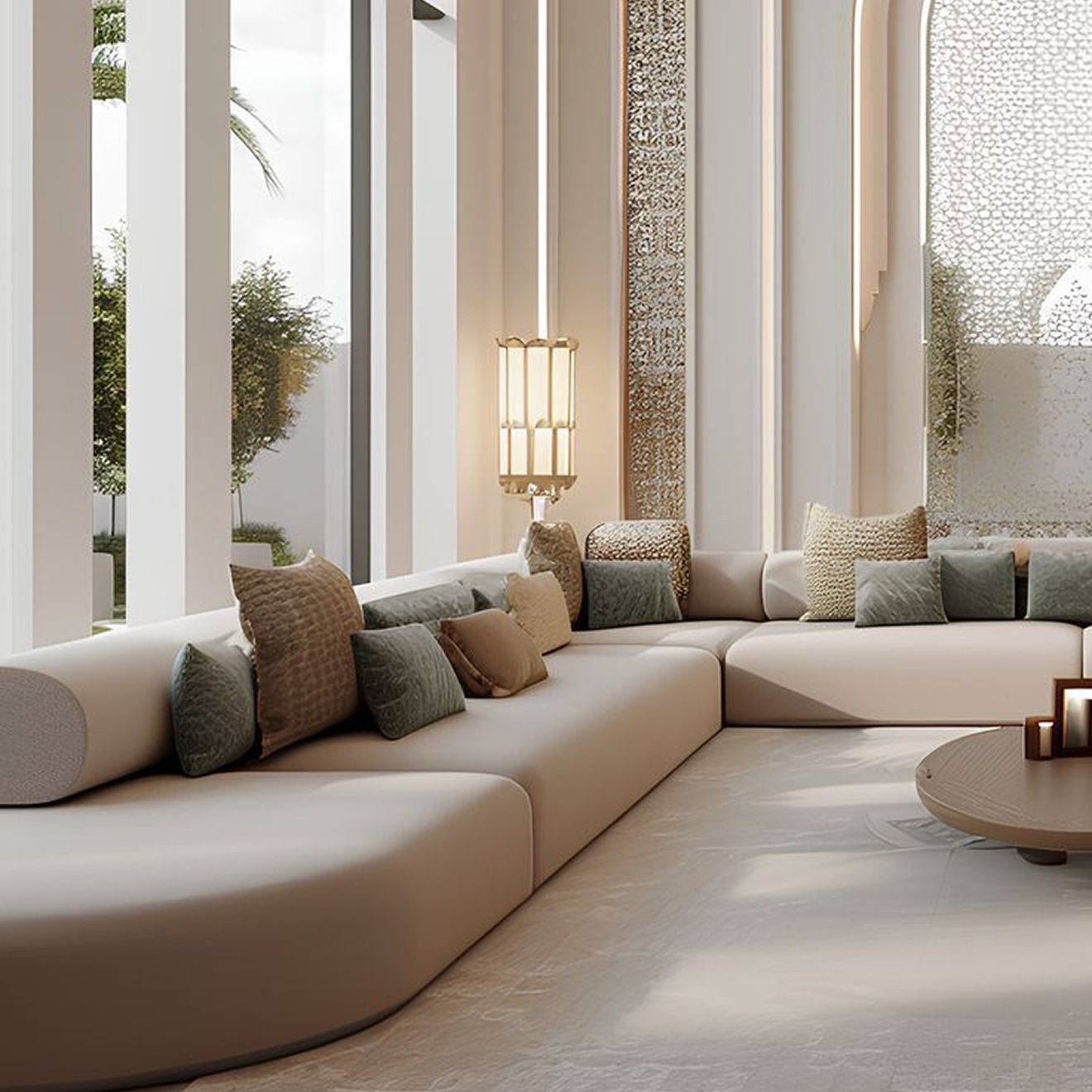 Custom-designed interior in a fully renovated villa in Dubai