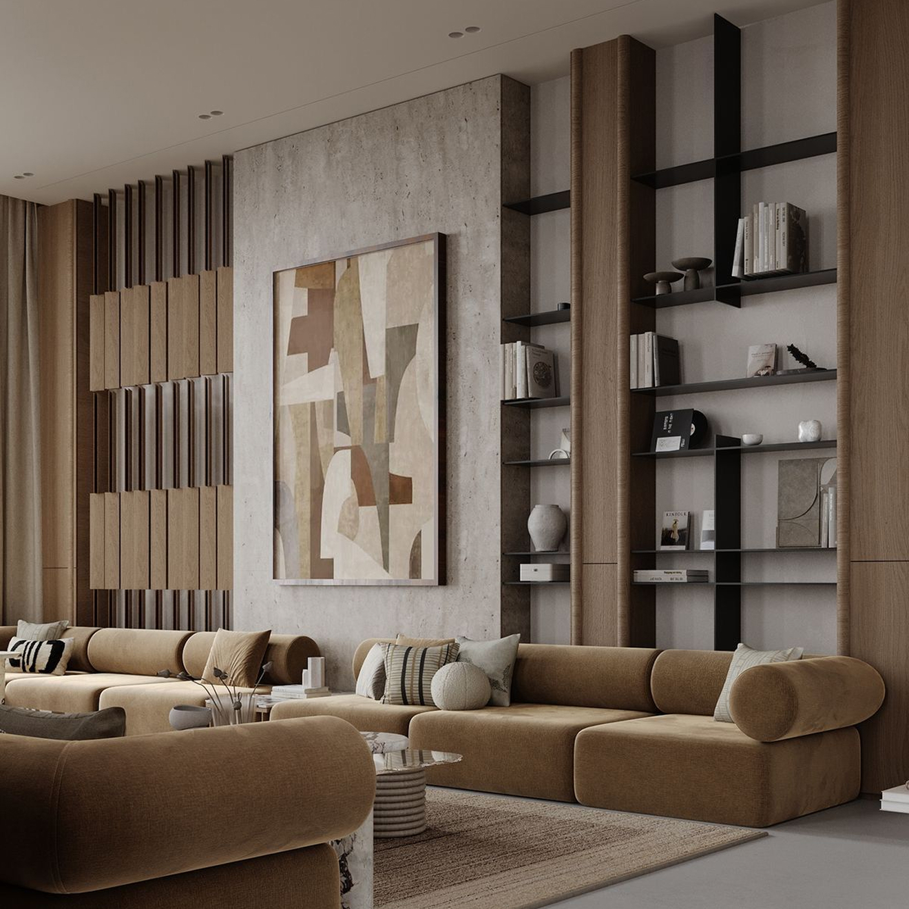 Custom-designed interior in a fully renovated villa in Dubai