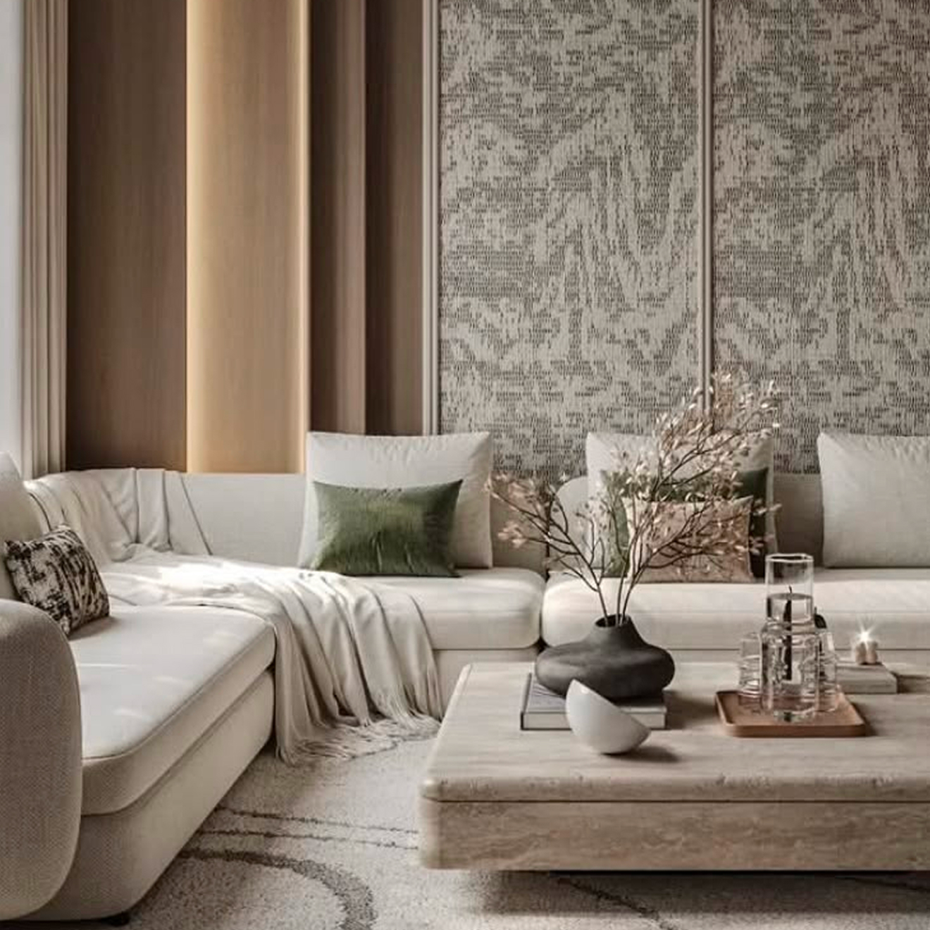 Custom-designed interior in a fully renovated villa in Dubai