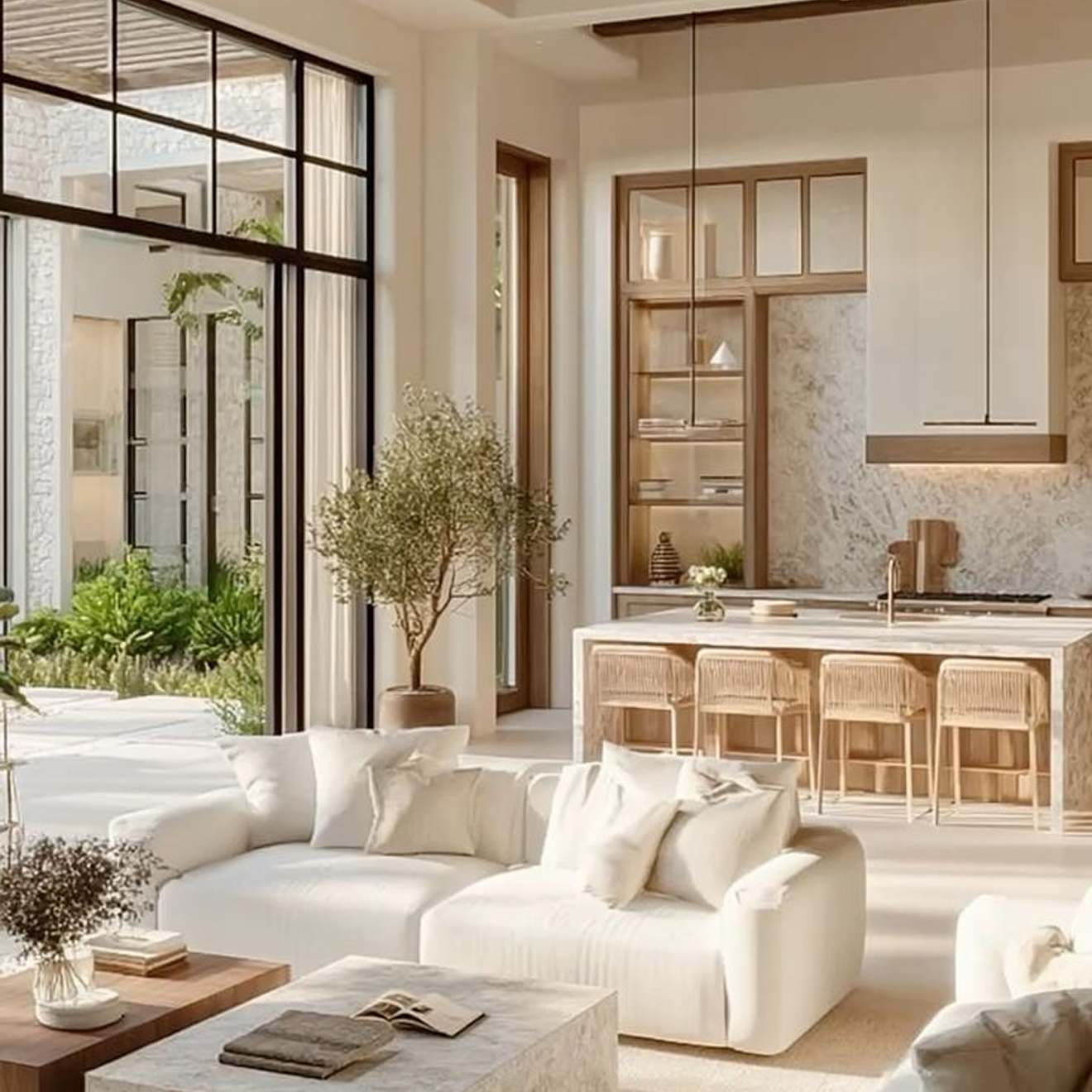 Custom-designed interior in a fully renovated villa in Dubai