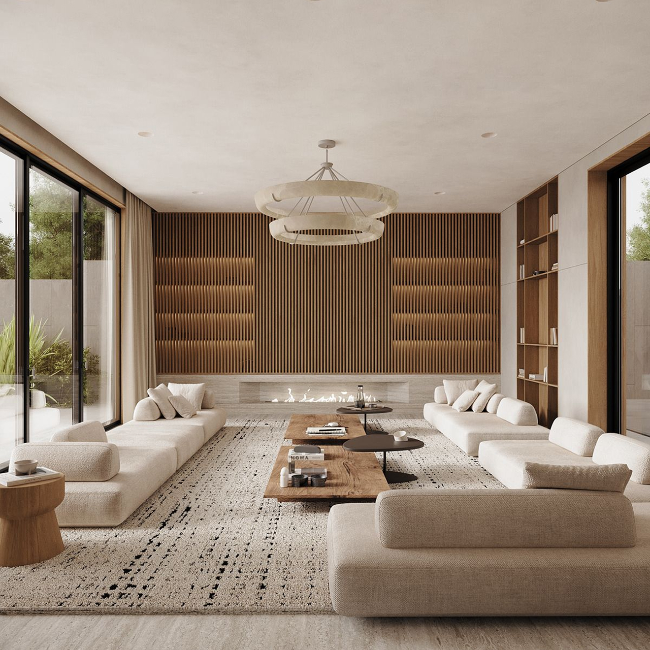 Custom-designed interior in a fully renovated villa in Dubai