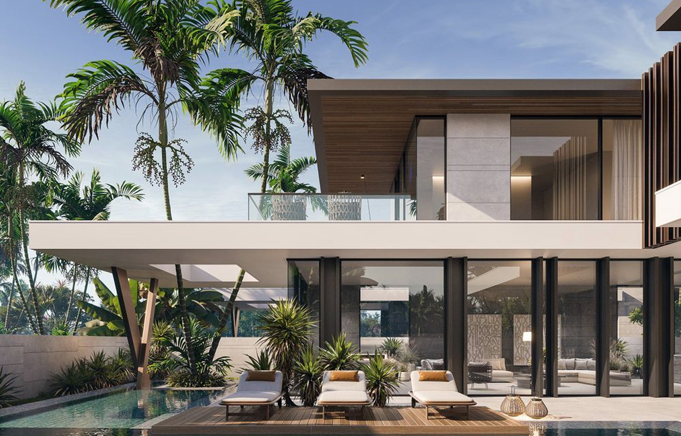 Contemporary villa in Abu Dhabi featuring decades of expertise in interior design by Rayfitout.