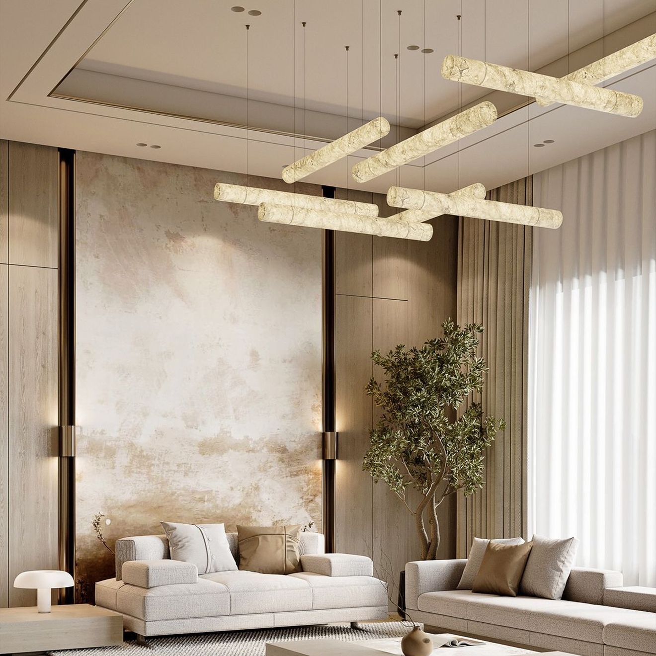 Custom-designed interior in a fully renovated villa in Dubai