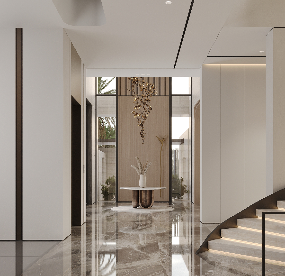 Turnkey majlis interior design services by Rayfitout in Dubai.