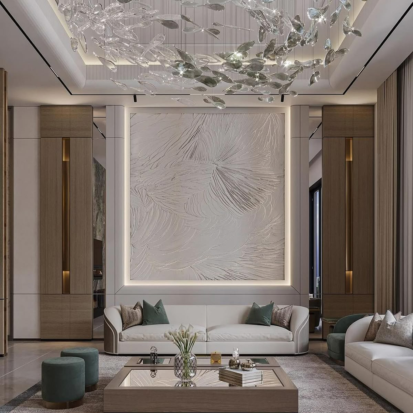 Custom-designed interior in a fully renovated villa in Dubai