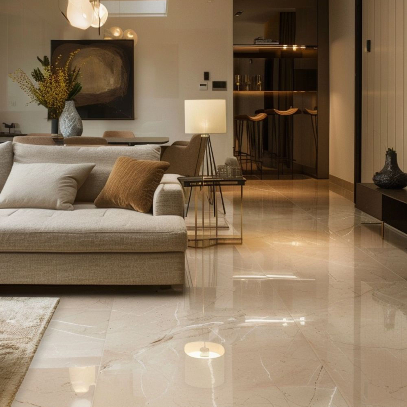 Custom-designed interior in a fully renovated villa in Dubai