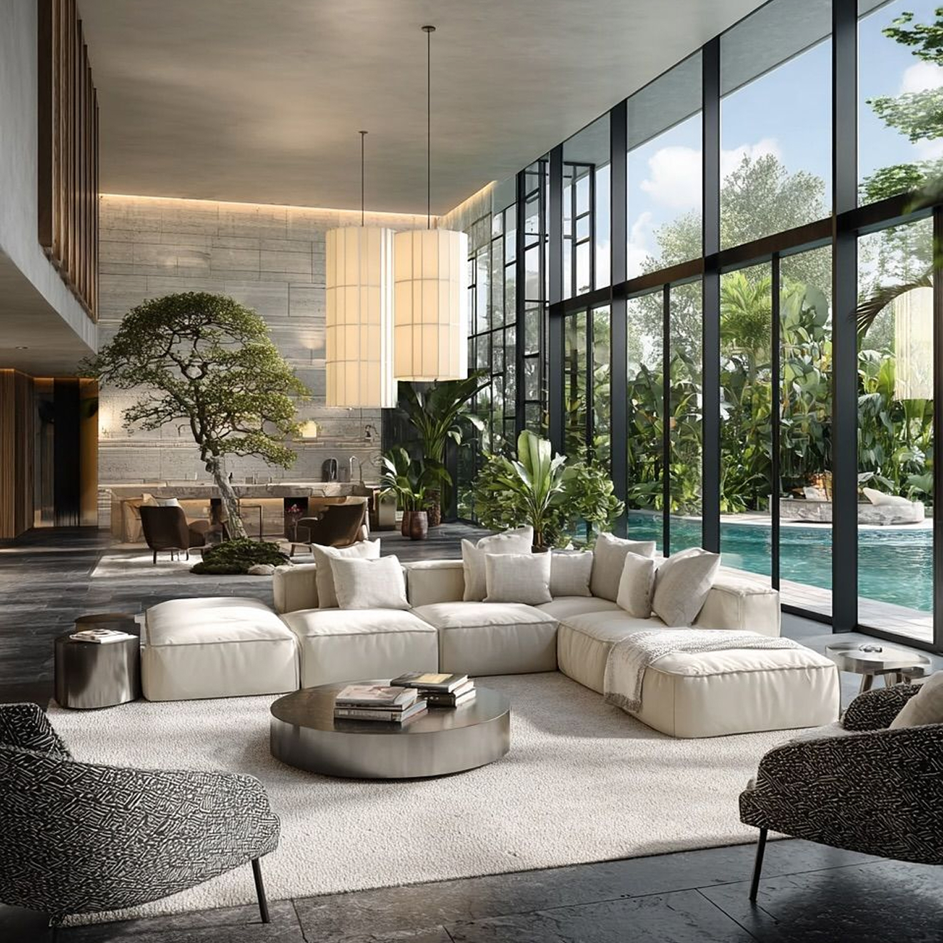 Custom-designed interior in a fully renovated villa in Dubai