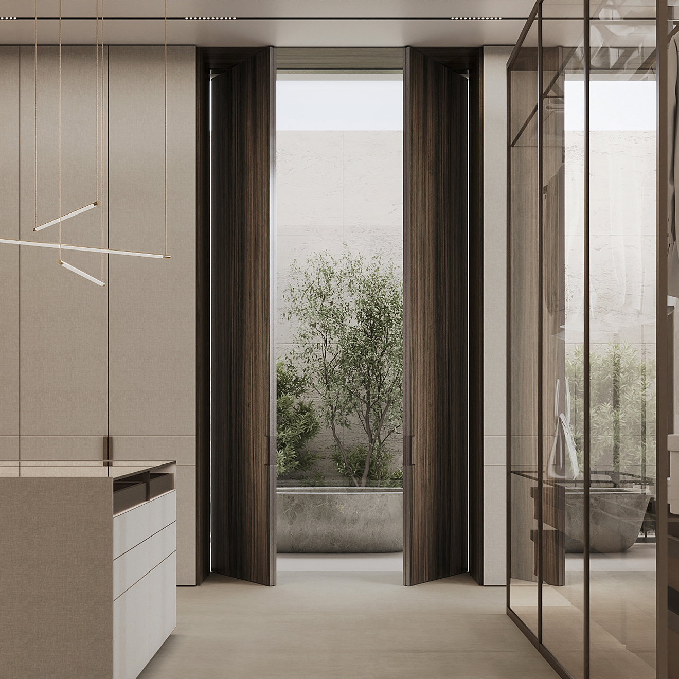 Custom-designed interior in a fully renovated villa in Dubai