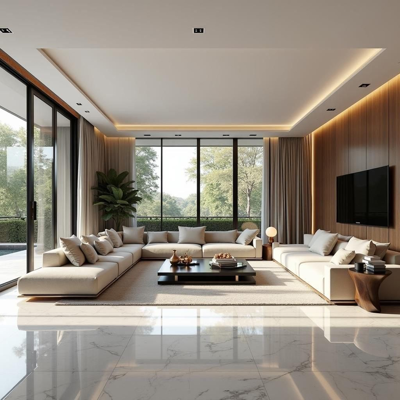 Custom-designed interior in a fully renovated villa in Dubai