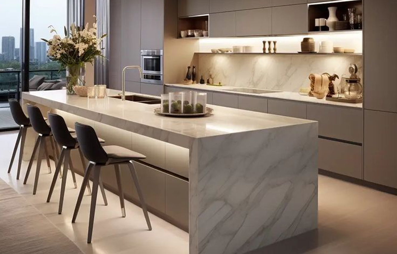 Contemporary villa in Abu Dhabi featuring decades of expertise in interior design by Rayfitout.