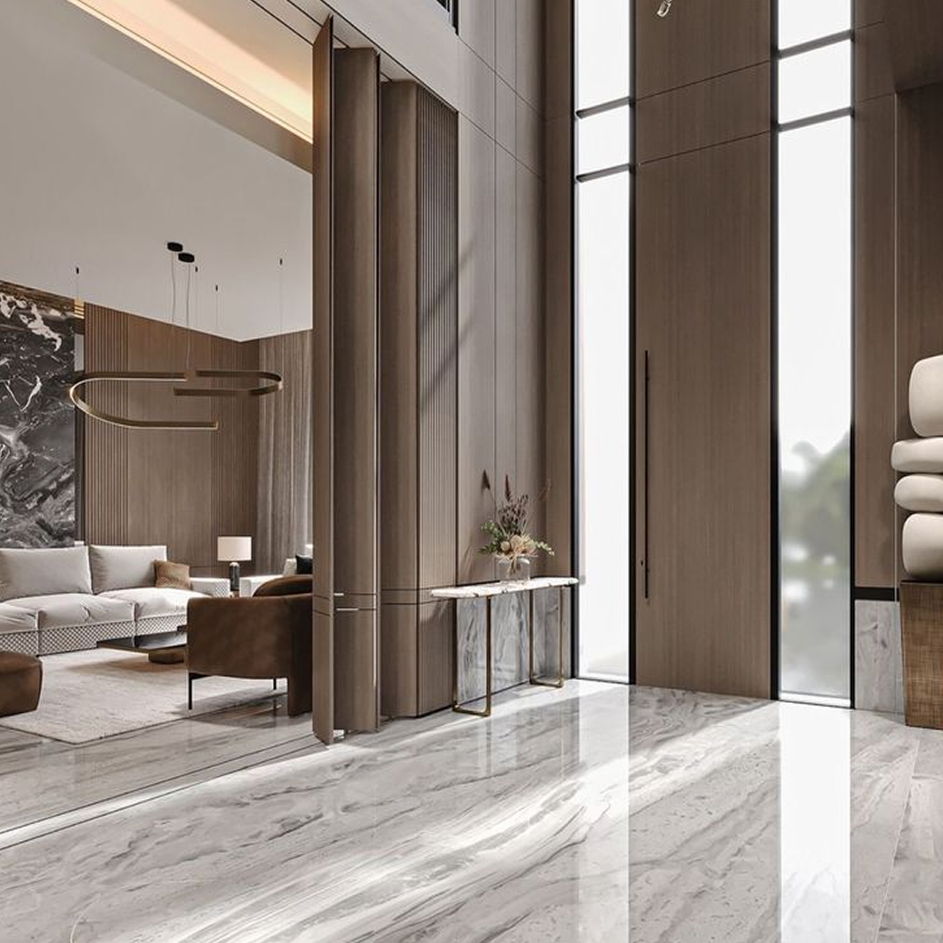 Custom-designed interior in a fully renovated villa in Dubai