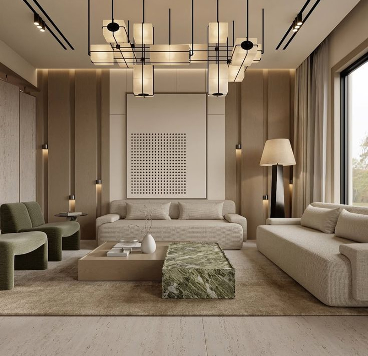 Turnkey majlis interior design services by Rayfitout in Dubai.