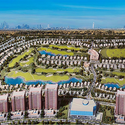 Luxury villa interior design with a custom walk-in closet