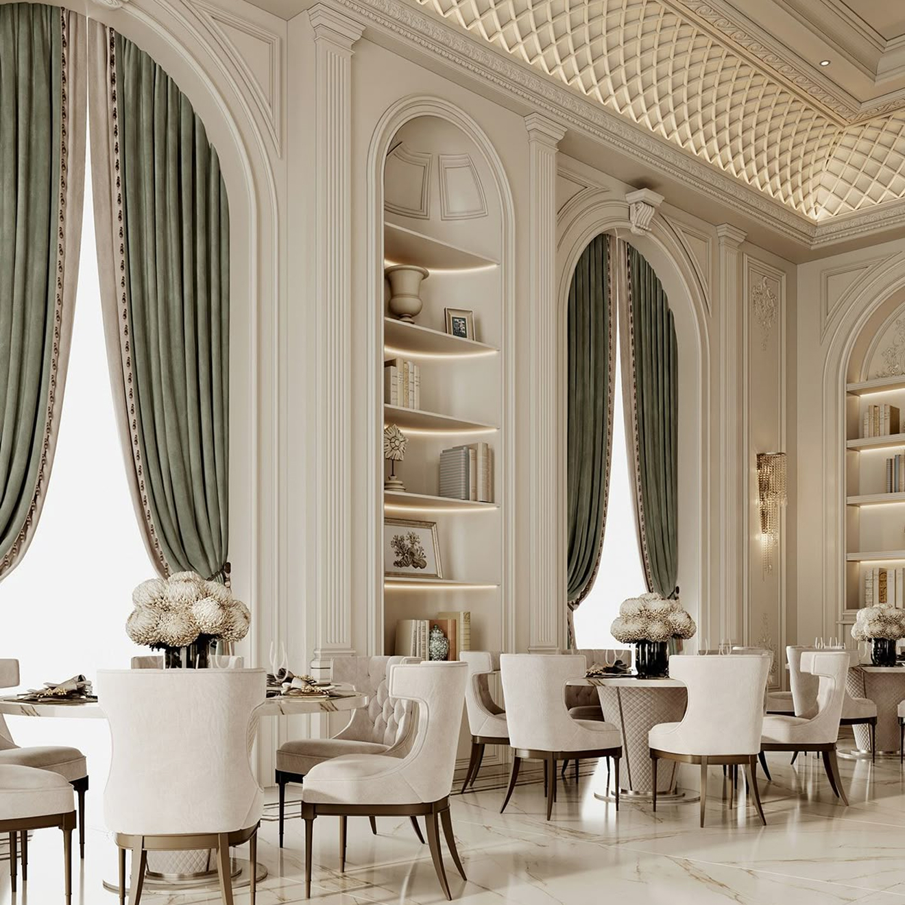 Custom-designed interior in a fully renovated villa in Dubai