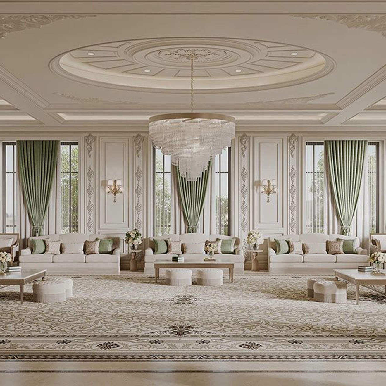 Custom-designed interior in a fully renovated villa in Dubai