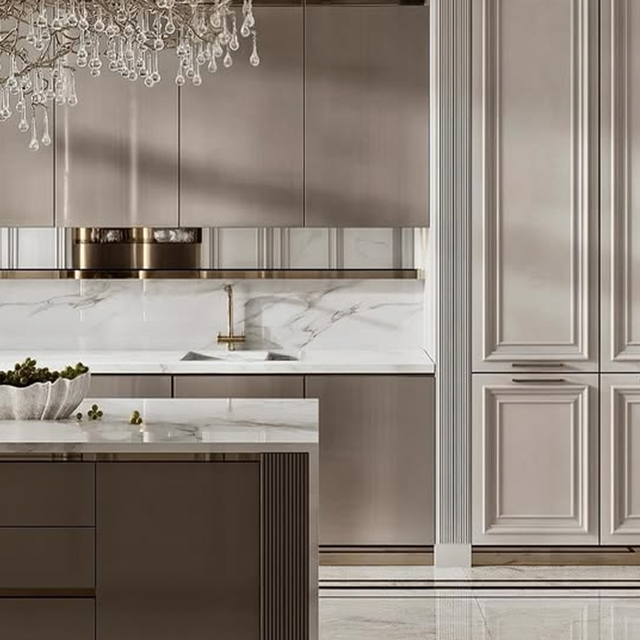 Custom-designed interior in a fully renovated villa in Dubai