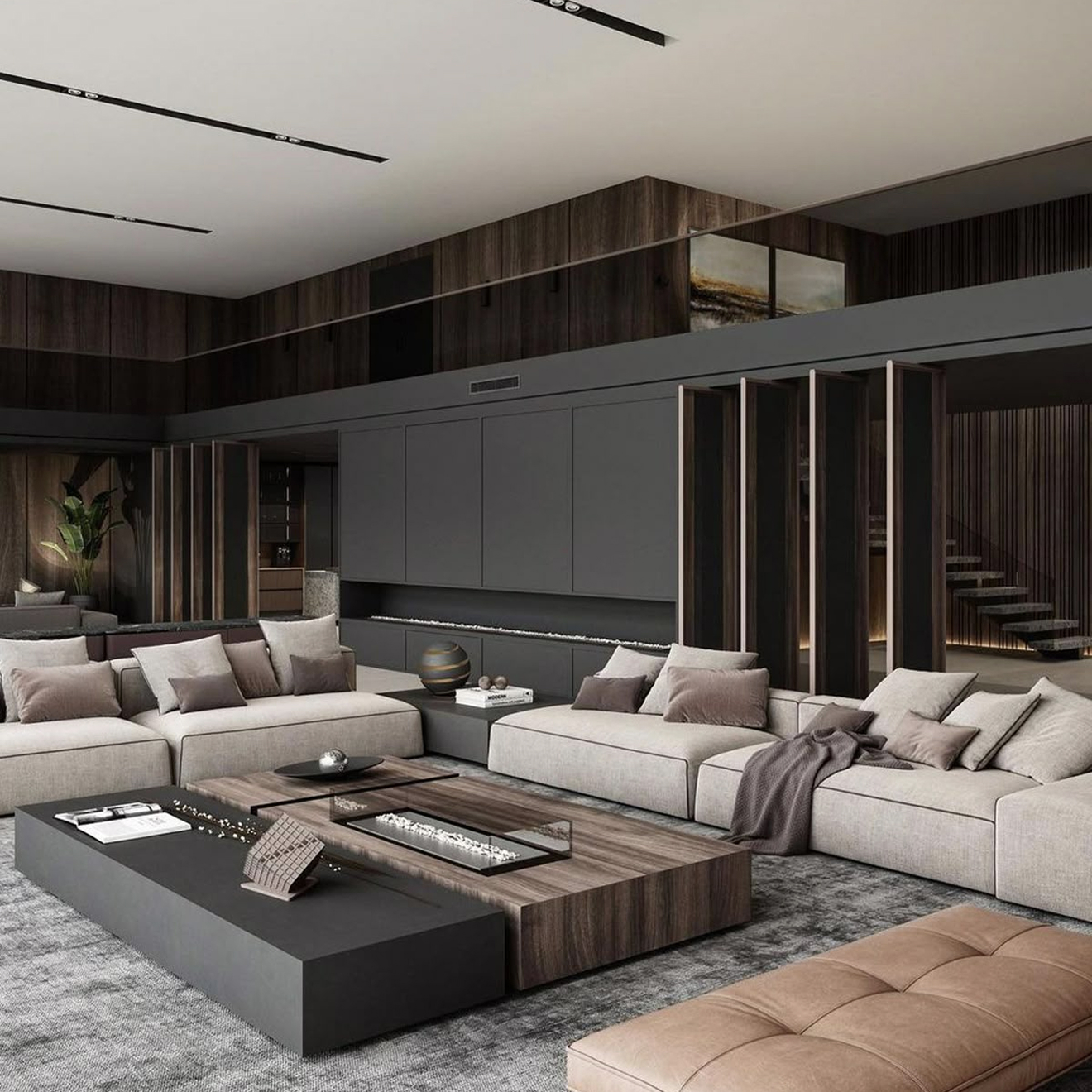 Custom-designed interior in a fully renovated villa in Dubai