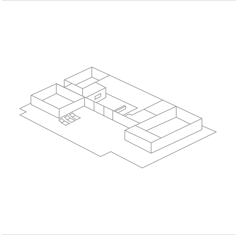 Detailed floor plan for modern architecture design.