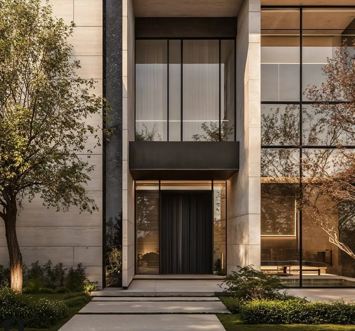 Modern majlis interior design in a luxury villa in Dubai by an award-winning interior design firm.